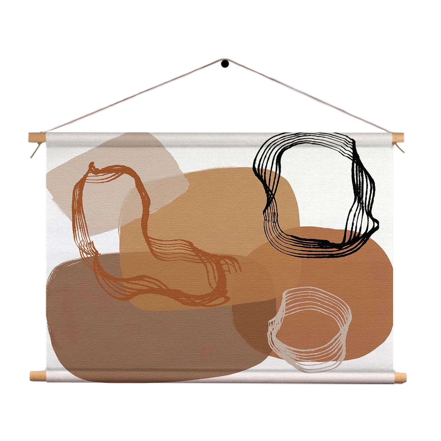 Textielposter Naturel tinten scandinavisch 01 Rechthoek Horizontaal Template TP 50 70 Horizontaal Abstract 14 1