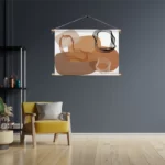 Textielposter Naturel tinten scandinavisch 01 Rechthoek Horizontaal Template TP 50 70 Horizontaal Abstract 14 3