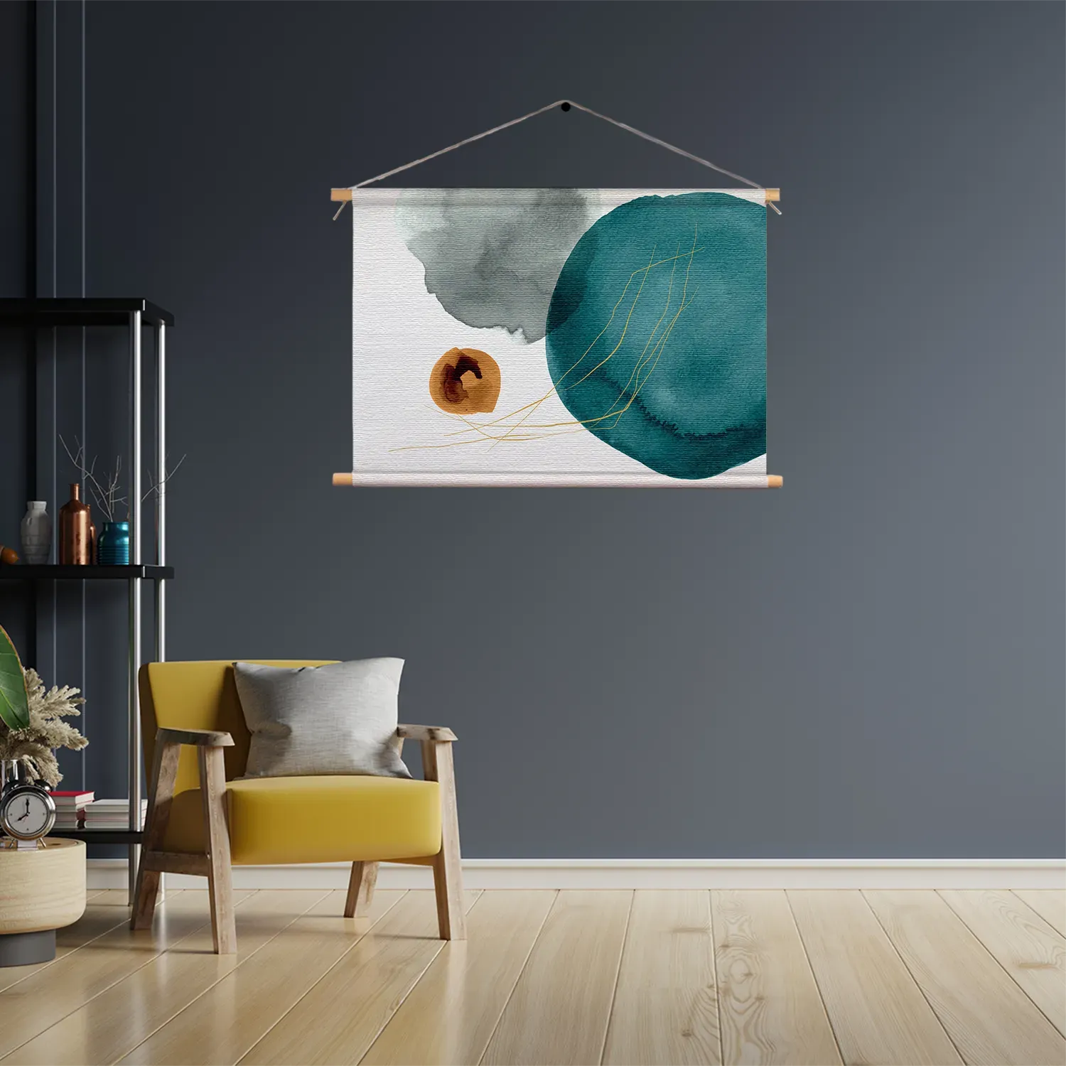 Textielposter Abstract Cirkels Multikleur 01 Rechthoek Horizontaal Template TP 50 70 Horizontaal Abstract 20 3