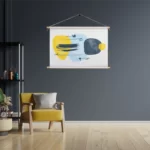 Textielposter Scandinavisch patroon Rechthoek Horizontaal Template TP 50 70 Horizontaal Abstract 22 3