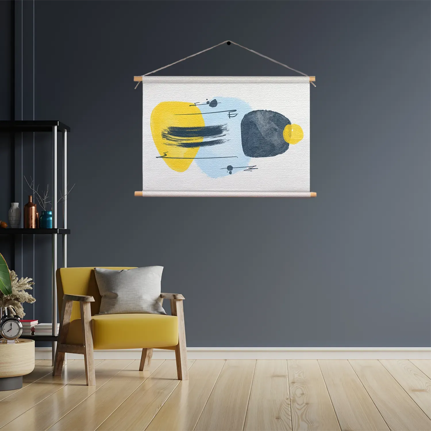 Textielposter Scandinavisch patroon Rechthoek Horizontaal Template TP 50 70 Horizontaal Abstract 22 3