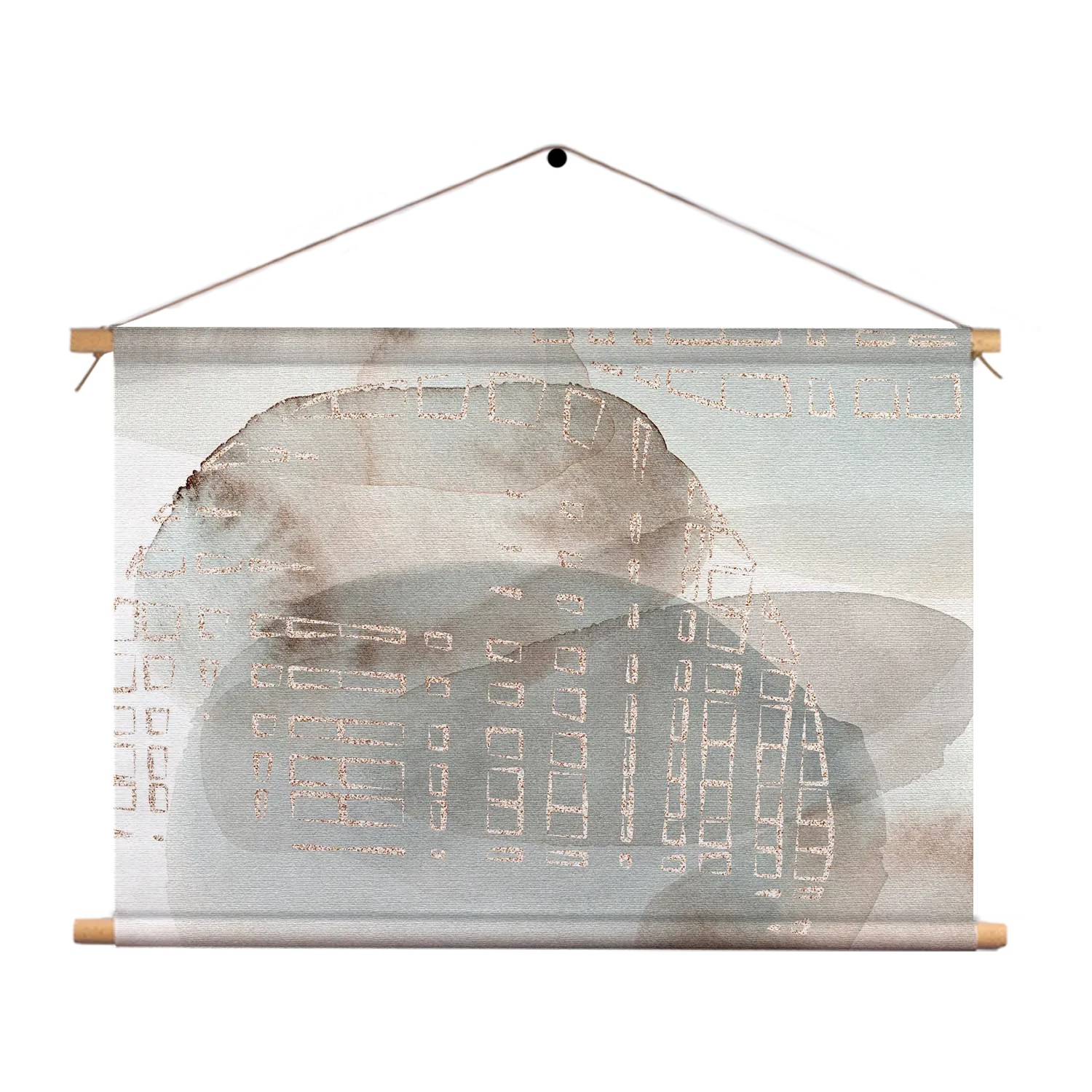 Textielposter Abstract Rustige Tinten met Accent 01 Rechthoek Horizontaal Template TP 50 70 Horizontaal Abstract 24 1