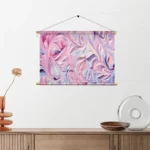 Textielposter Statisfying Art Roze Rechthoek Horizontaal Template TP 50 70 Horizontaal Abstract 45 2