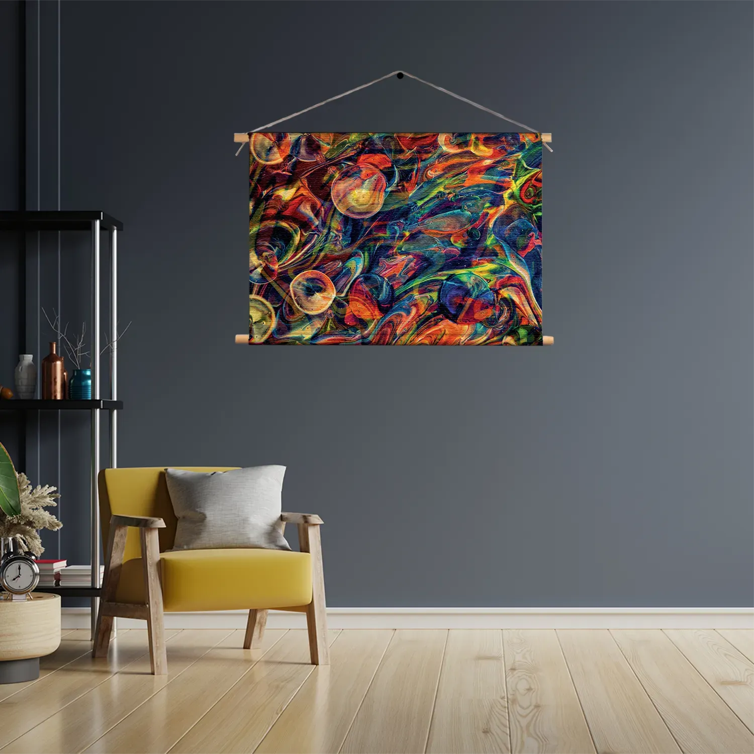 Textielposter Colorfull Art Design Rechthoek Horizontaal Template TP 50 70 Horizontaal Abstract 59 3