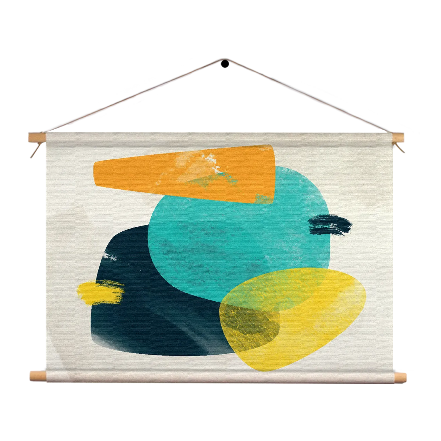 Textielposter Kleurrijk Abstract 02 Rechthoek Horizontaal Template TP 50 70 Horizontaal Abstract 68 1