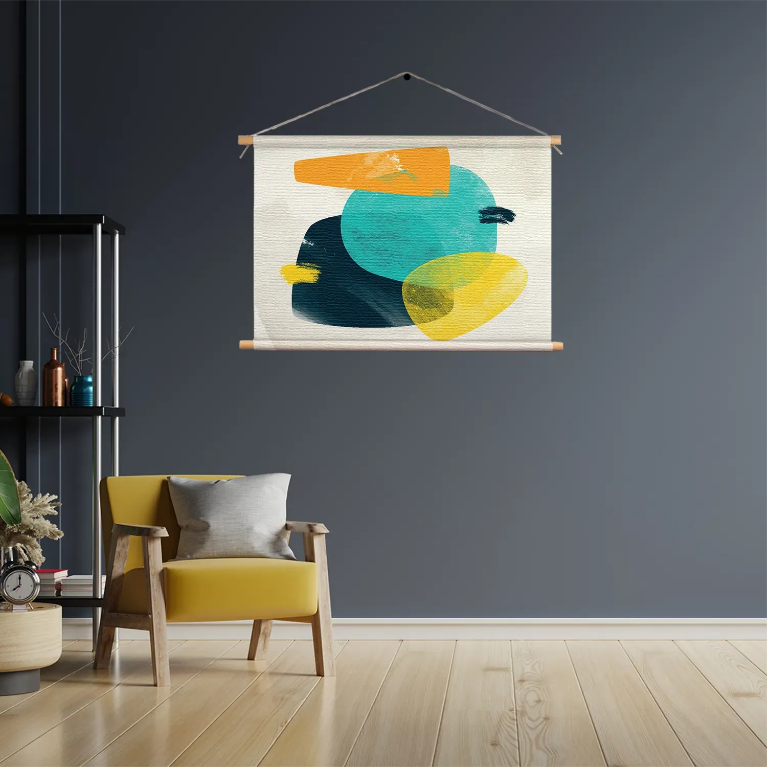Textielposter Kleurrijk Abstract 02 Rechthoek Horizontaal Template TP 50 70 Horizontaal Abstract 68 3