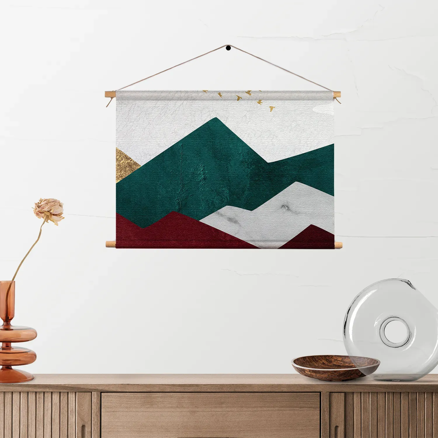 Textielposter Kleurrijke Bergen 03 Rechthoek Horizontaal Template TP 50 70 Horizontaal Abstract 80 2