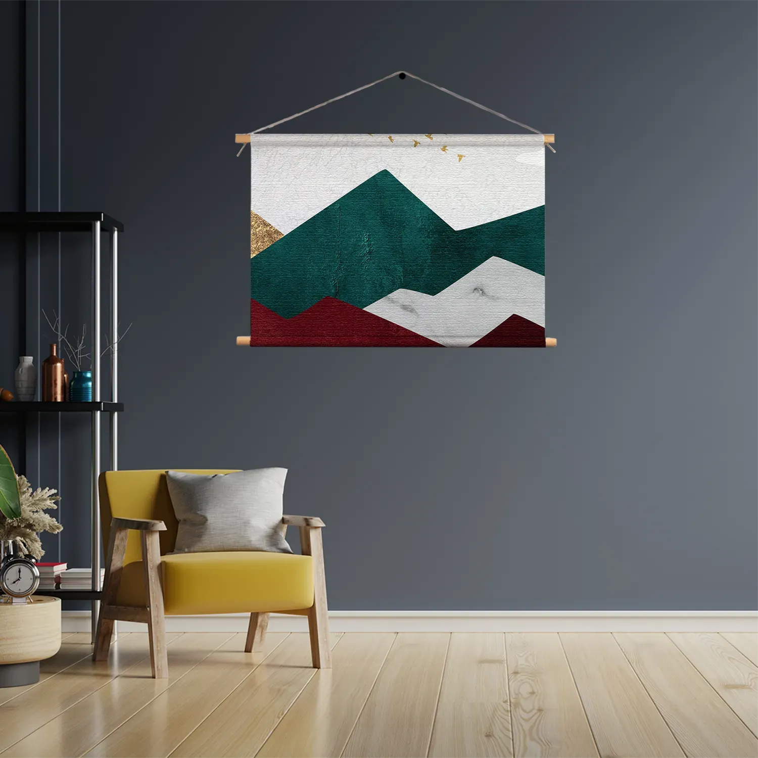 Textielposter Kleurrijke Bergen 03 Rechthoek Horizontaal Template TP 50 70 Horizontaal Abstract 80 3