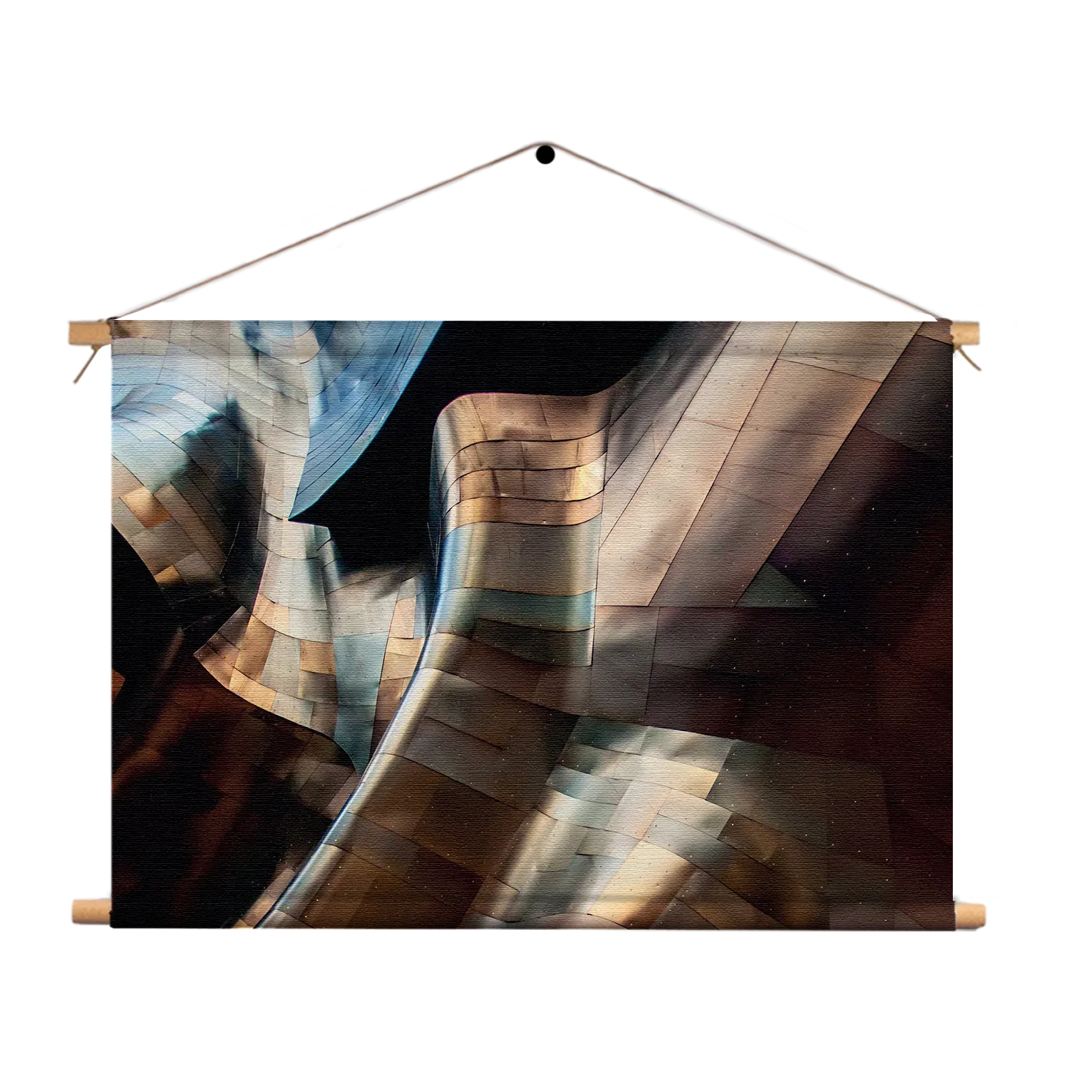 Template_TP_50-70_Horizontaal_Abstract_82-1 Textielposter Gebogen Stalen Platen - Twisted Metal Rechthoek Horizontaal Template TP 50 70 Horizontaal Abstract 82 1