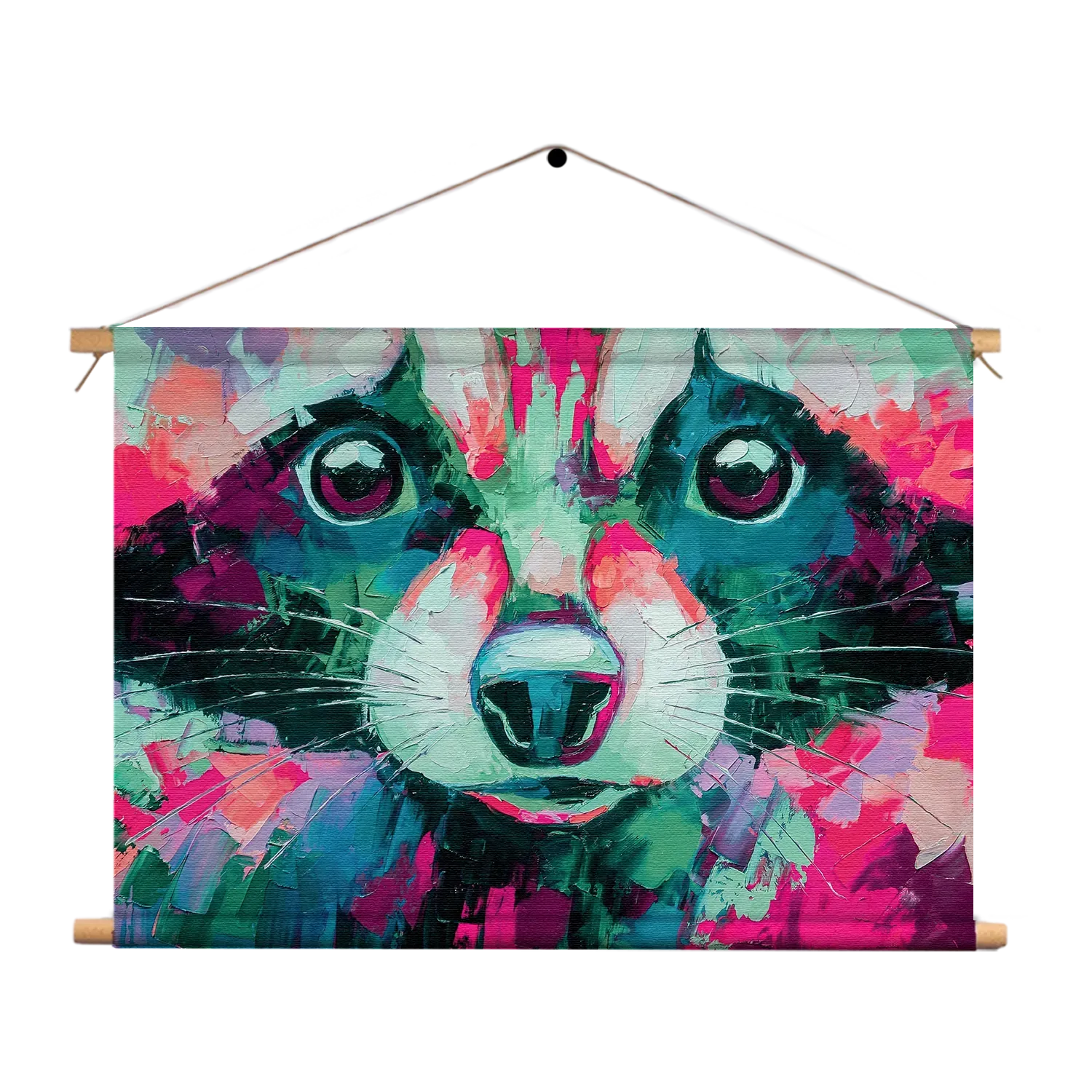 Textielposter Vossenkop Kunst 01 Rechthoek Horizontaal Template TP 50 70 Horizontaal Abstract 96 1