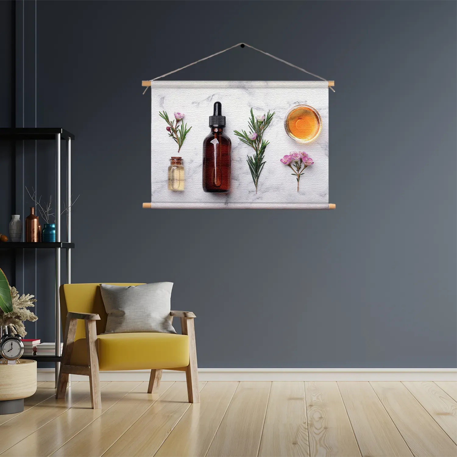 Textielposter Beautysalon Marmer Rechthoek Horizontaal Template TP 50 70 Horizontaal Beauty 11 3