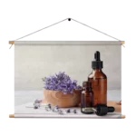 Textielposter Beautysalon Lavendel Marmer 01 Rechthoek Horizontaal Template TP 50 70 Horizontaal Beauty 12 1