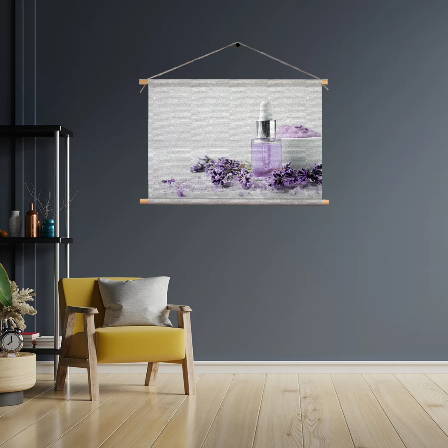 Textielposter Beautysalon Lavendel Marmer 02 Rechthoek Horizontaal Template TP 50 70 Horizontaal Beauty 14 3