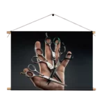 Textielposter Barber Shop 01 Rechthoek Horizontaal Template TP 50 70 Horizontaal Beauty 16 1