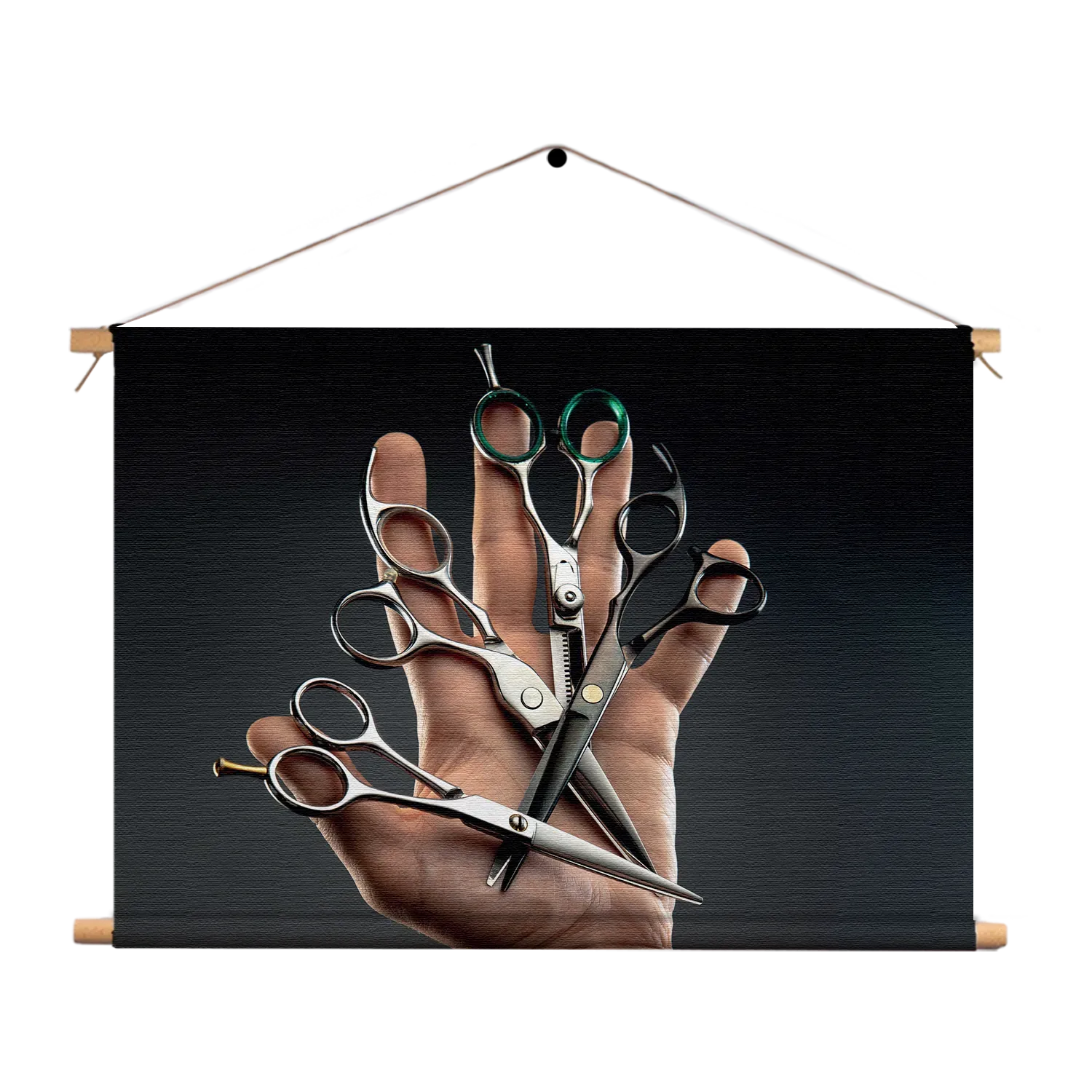 Textielposter Barber Shop 01 Rechthoek Horizontaal Template TP 50 70 Horizontaal Beauty 16 1