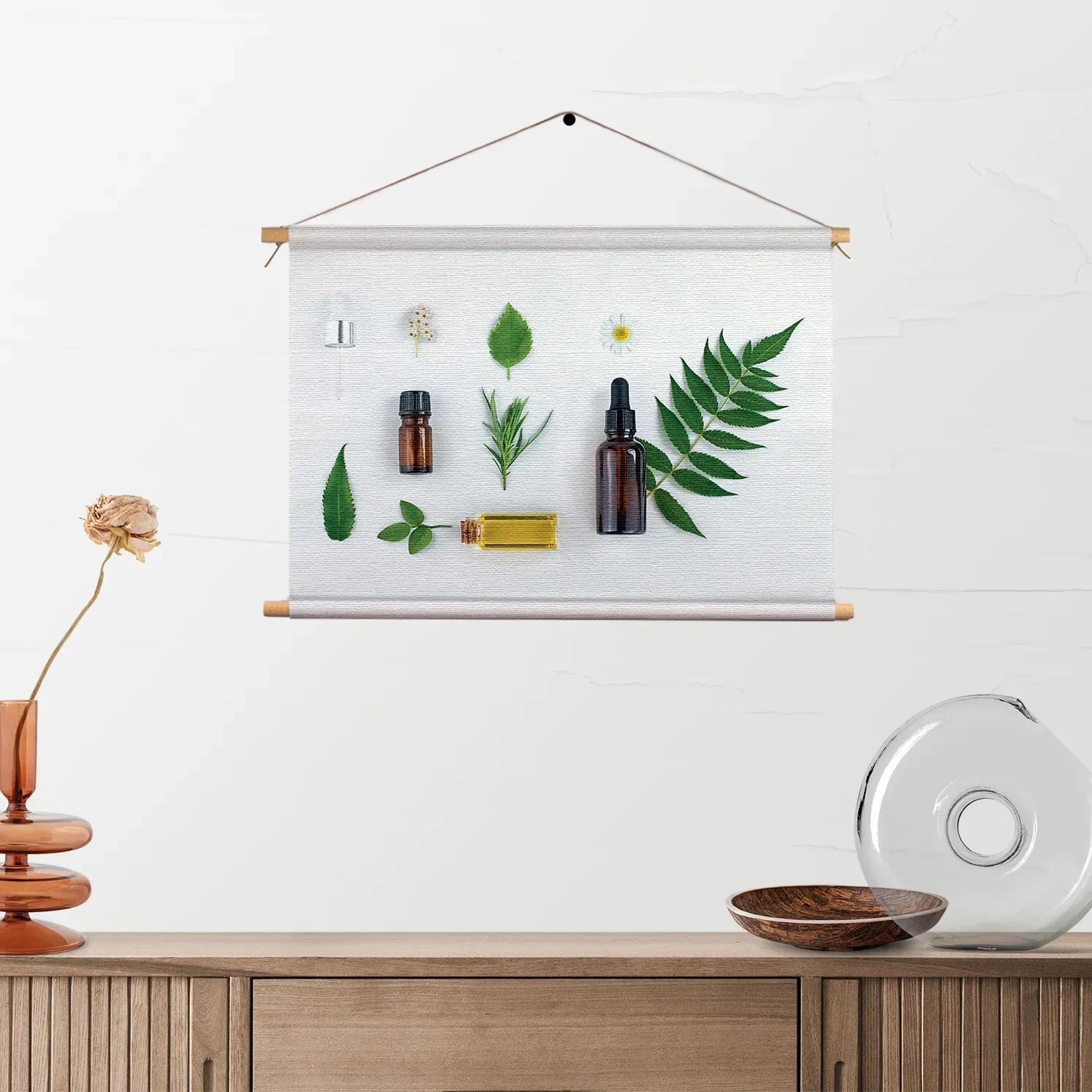 Textielposter Beautysalon Wit Rechthoek Horizontaal Template TP 50 70 Horizontaal Beauty 17 2