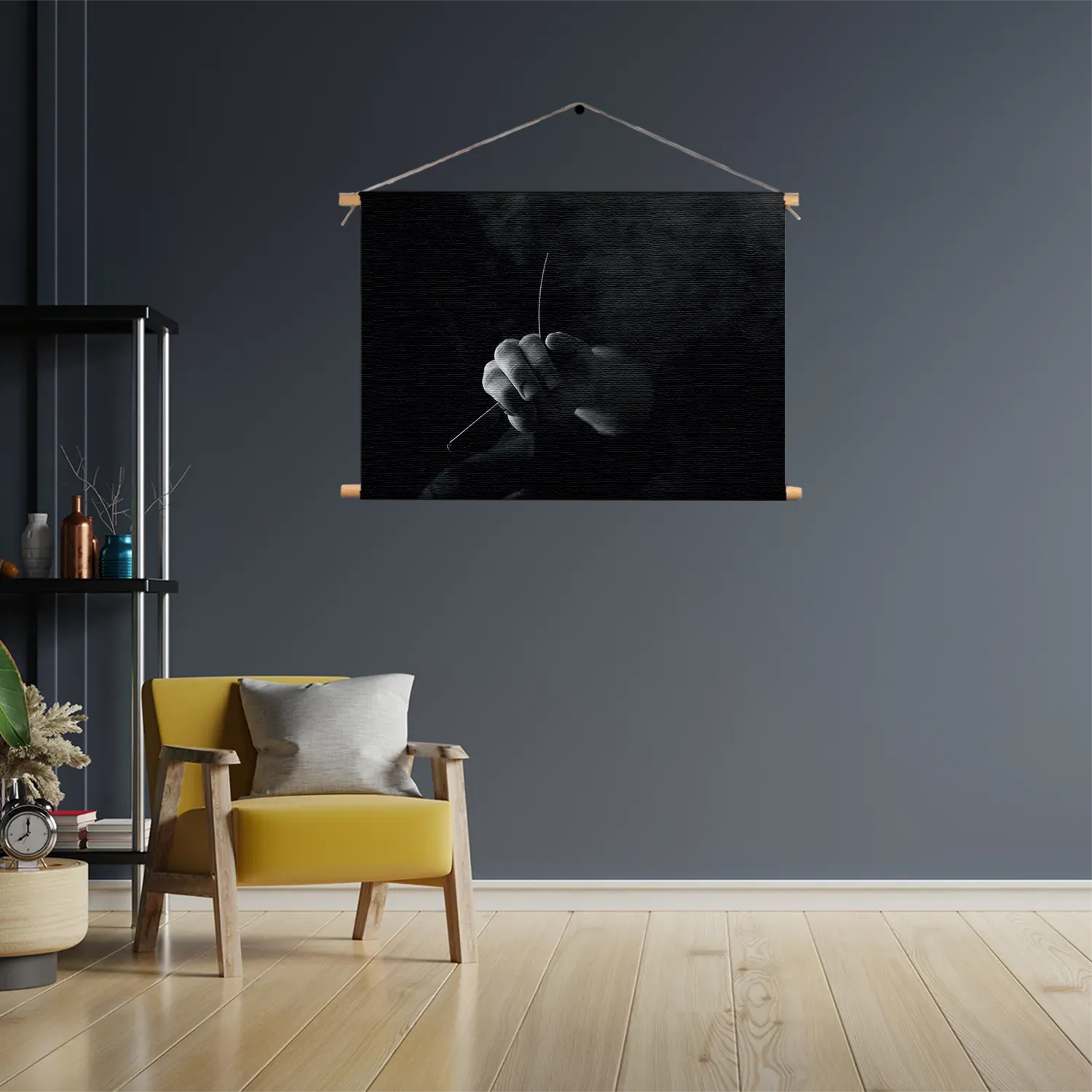 Textielposter Barber Shop 02 Rechthoek Horizontaal Template TP 50 70 Horizontaal Beauty 18 3