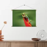 Textielposter Roodoog Boomkikker Rechthoek Horizontaal Template TP 50 70 Horizontaal Dieren 35 2