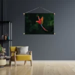 Textielposter Vliegende Ara Vogel Rechthoek Horizontaal Template TP 50 70 Horizontaal Dieren 40 3