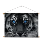 Textielposter Lion With Blue Eyes Rechthoek Horizontaal Template TP 50 70 Horizontaal Dieren 42 1