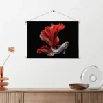 Textielposter The Betta Fish Rechthoek Horizontaal Template TP 50 70 Horizontaal Dieren 43 2