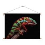 Textielposter De Kameleon Rechthoek Horizontaal Template TP 50 70 Horizontaal Dieren 46 1