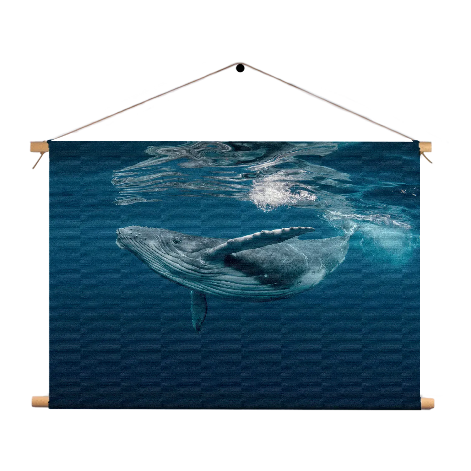 Textielposter De Walvis Rechthoek Horizontaal Template TP 50 70 Horizontaal Dieren 60 1