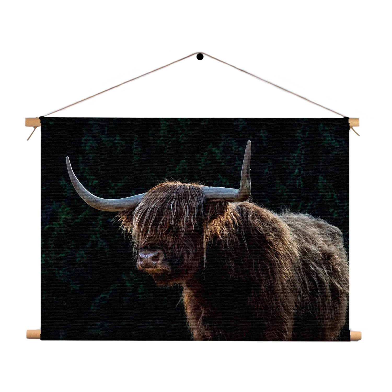 Textielposter De Wilde Bizon Rechthoek Horizontaal Template TP 50 70 Horizontaal Dieren 79 1