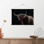 Textielposter De Wilde Bizon Rechthoek Horizontaal Template TP 50 70 Horizontaal Dieren 79 2