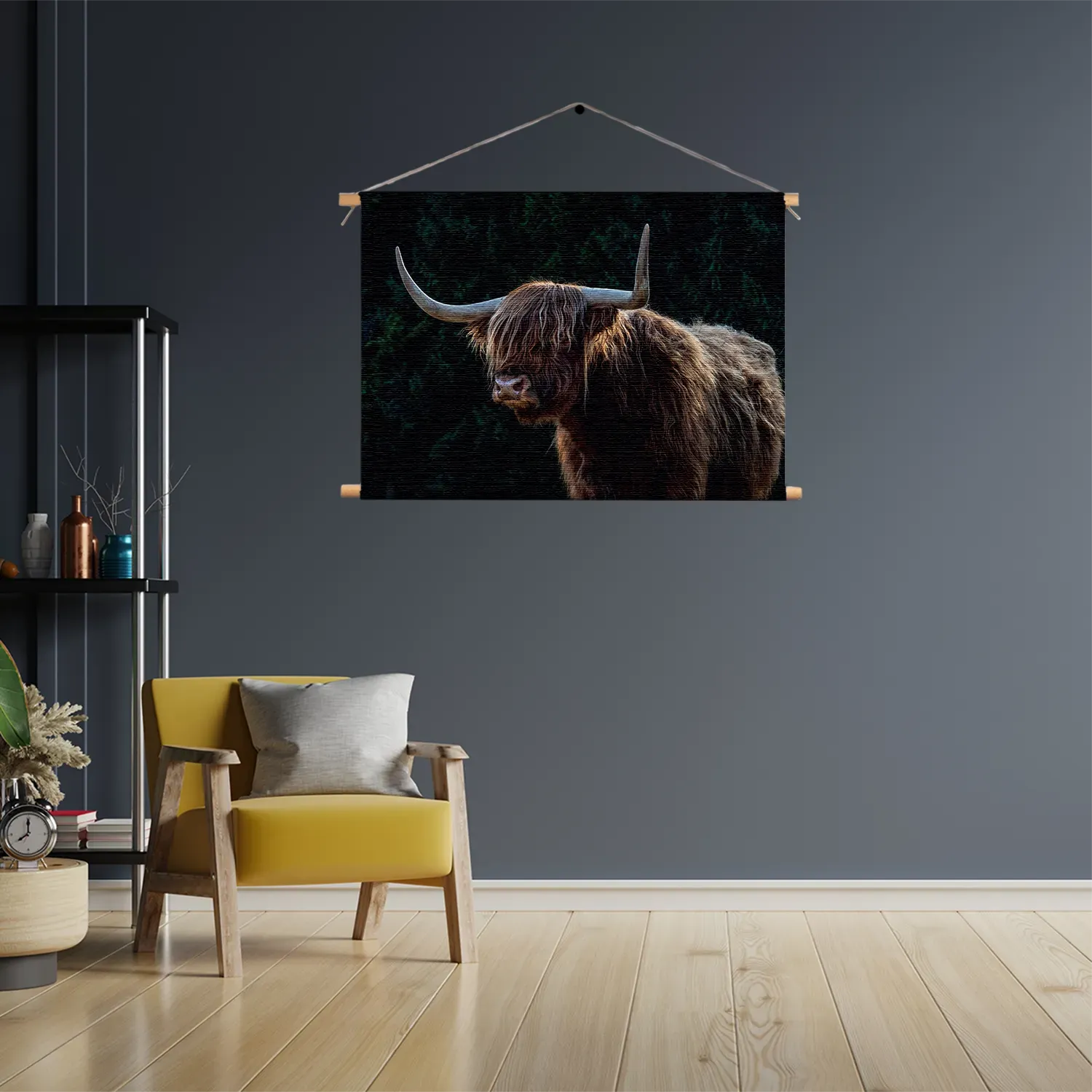 Textielposter De Wilde Bizon Rechthoek Horizontaal Template TP 50 70 Horizontaal Dieren 79 3