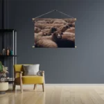 Textielposter Kudde Schapen Rechthoek Horizontaal Template TP 50 70 Horizontaal Dieren 8 3