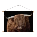 Textielposter De Blinde Bizon Rechthoek Horizontaal Template TP 50 70 Horizontaal Dieren 81 1