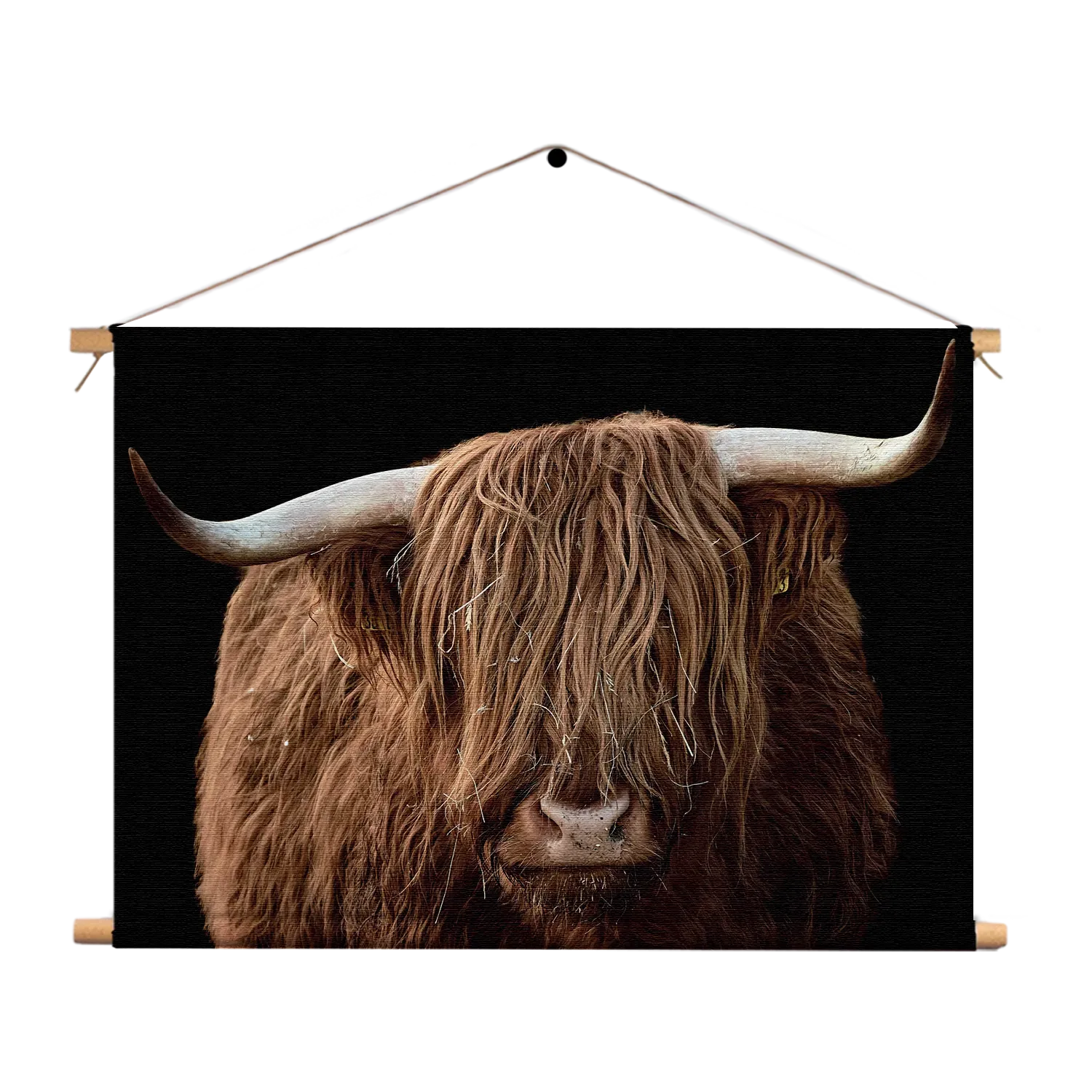 Textielposter De Blinde Bizon Rechthoek Horizontaal Template TP 50 70 Horizontaal Dieren 81 1