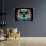 Textielposter Colored Owl 01 Rechthoek Horizontaal Template TP 50 70 Horizontaal Dieren 82 3