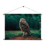 Textielposter Uil In De Natuur Rechthoek Horizontaal Template TP 50 70 Horizontaal Dieren 9 1