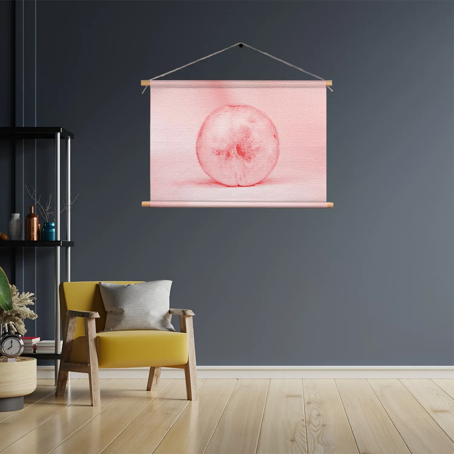 Textielposter Radijsje Roze Rechthoek Horizontaal Template TP 50 70 Horizontaal Eten En Drinken 1 3