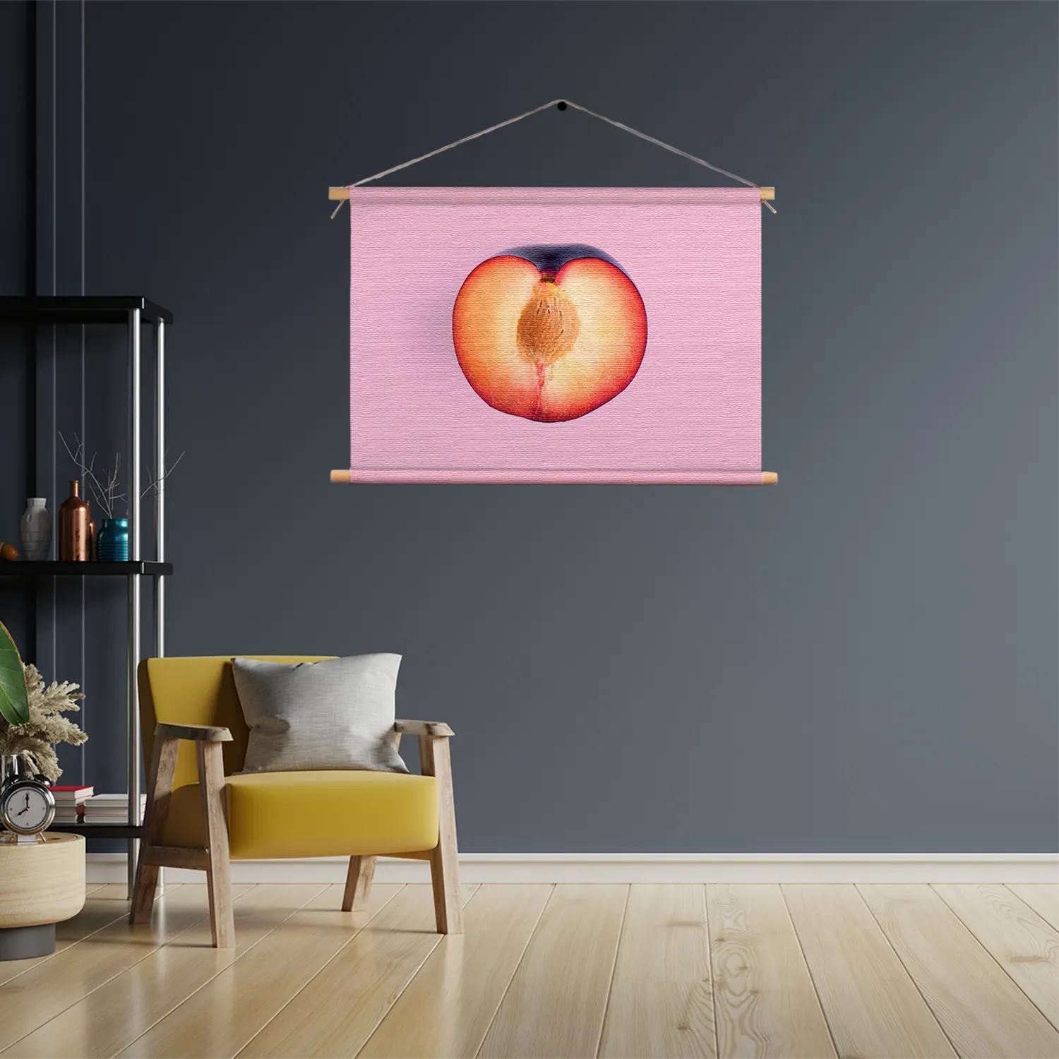 Textielposter Plum Pruim Paars Rechthoek Horizontaal Template TP 50 70 Horizontaal Eten En Drinken 10 3