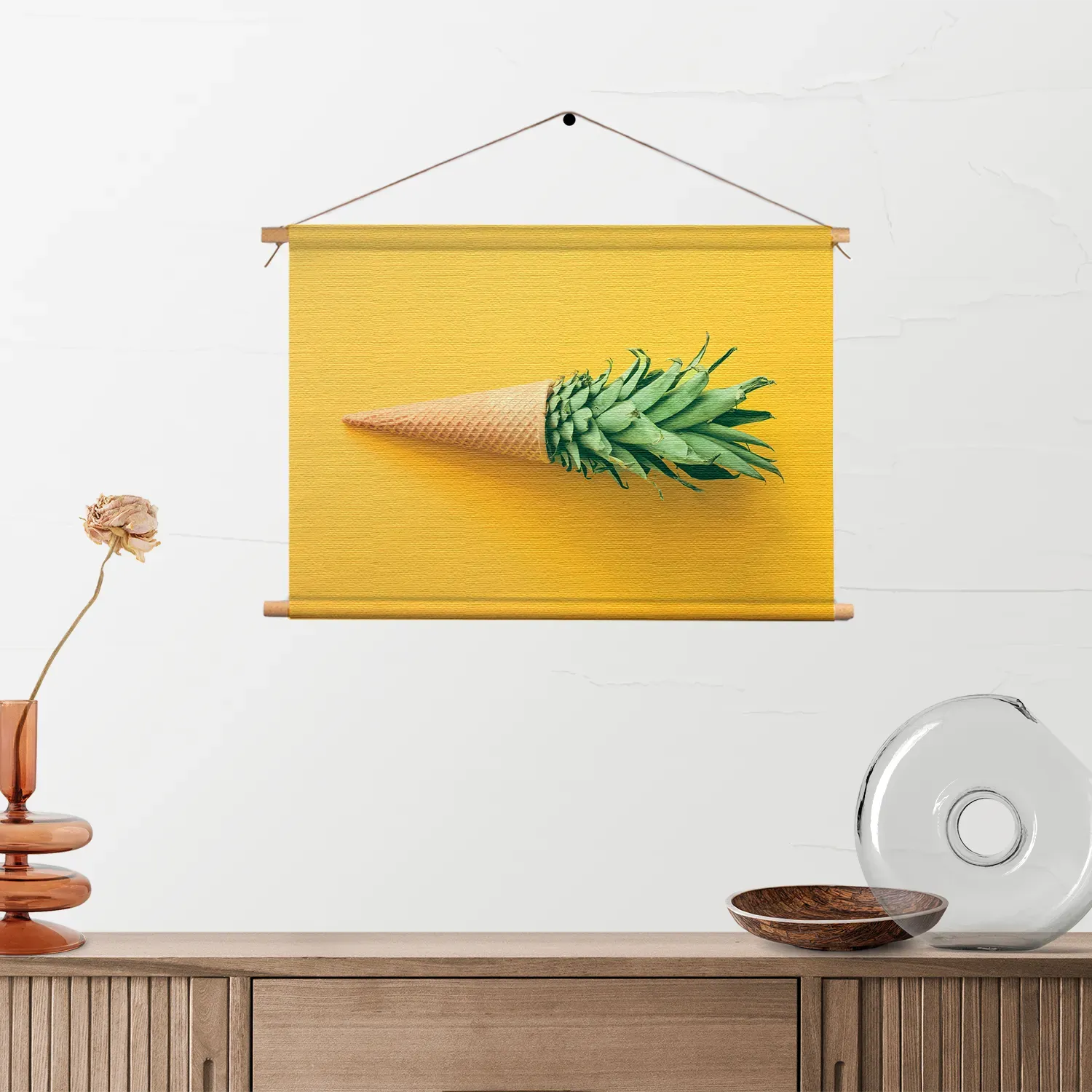 Textielposter Ijshoorn met Plant Rechthoek Horizontaal Template TP 50 70 Horizontaal Eten En Drinken 16 2