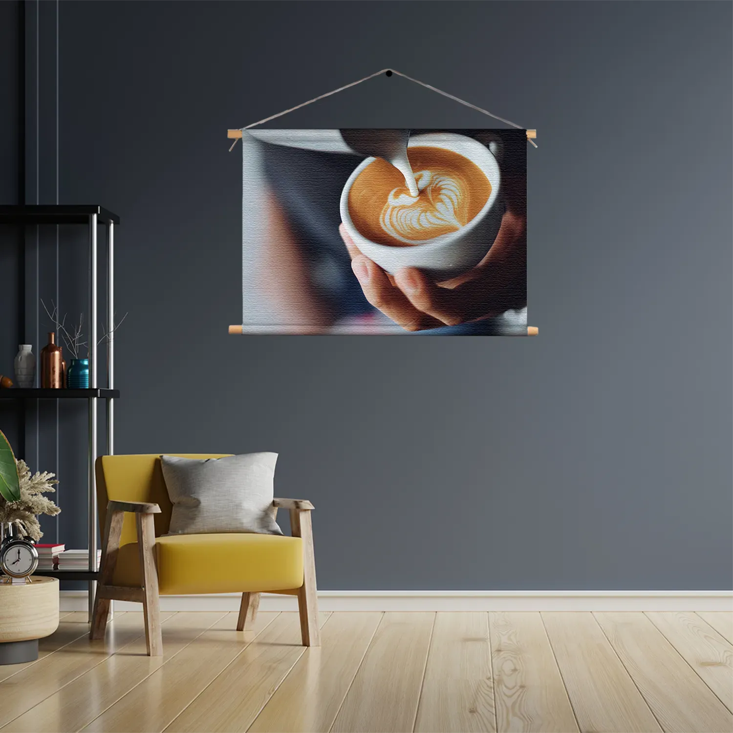 Textielposter Koffie Love Rechthoek Horizontaal Template TP 50 70 Horizontaal Eten En Drinken 20 3