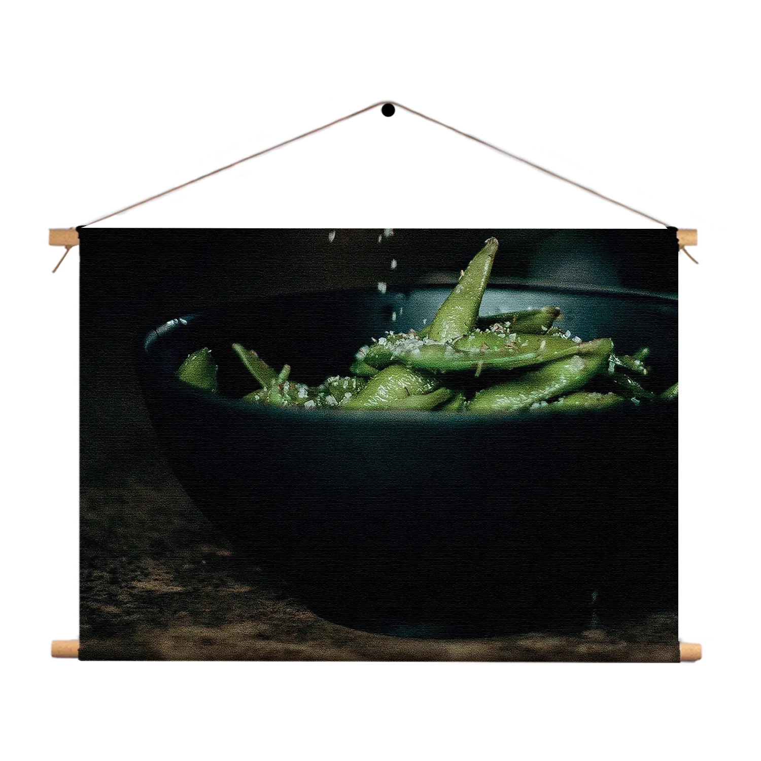 Textielposter Edamame Bonen Gezout Rechthoek Horizontaal Template TP 50 70 Horizontaal Eten En Drinken 21 1