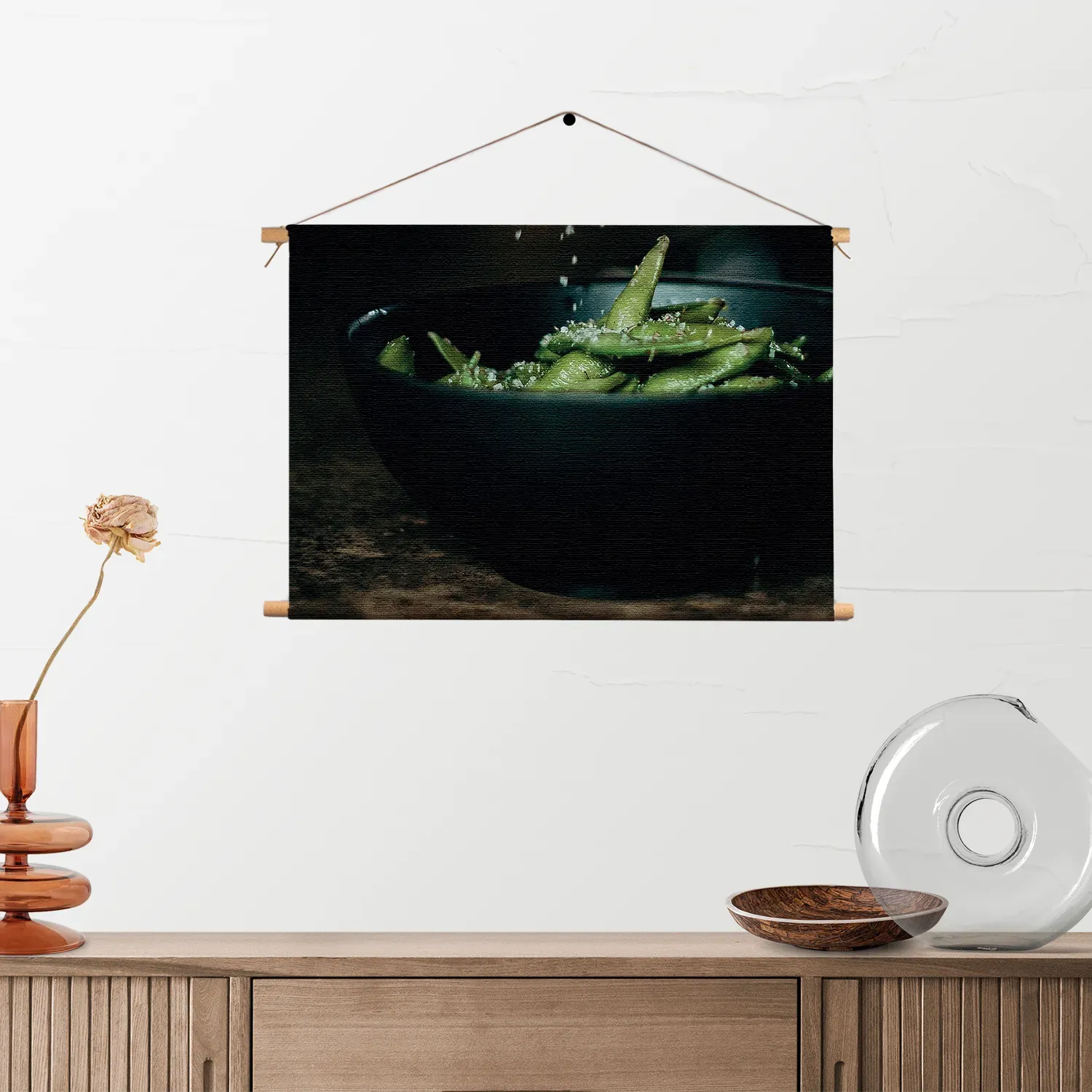 Textielposter Edamame Bonen Gezout Rechthoek Horizontaal Template TP 50 70 Horizontaal Eten En Drinken 21 2