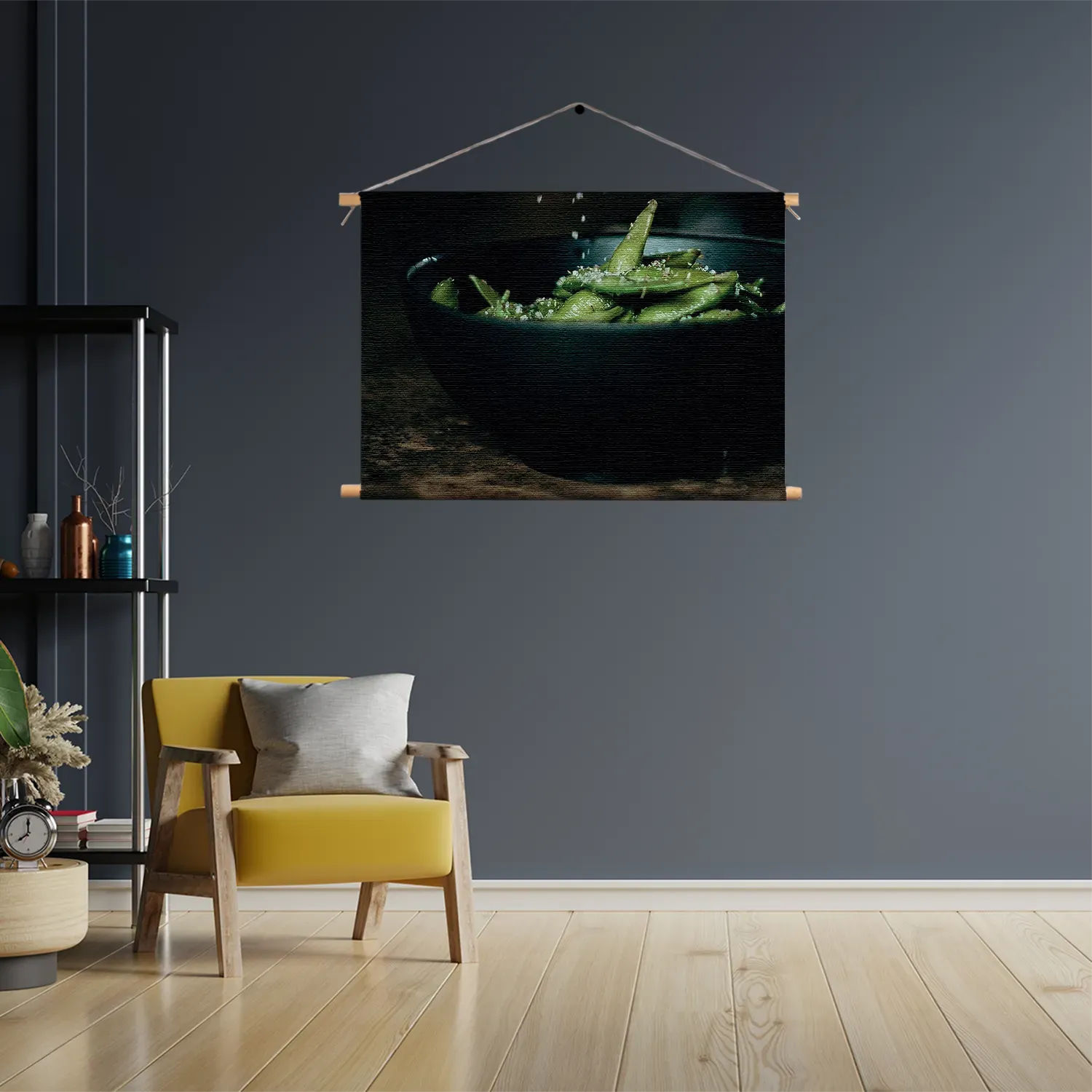 Textielposter Edamame Bonen Gezout Rechthoek Horizontaal Template TP 50 70 Horizontaal Eten En Drinken 21 3