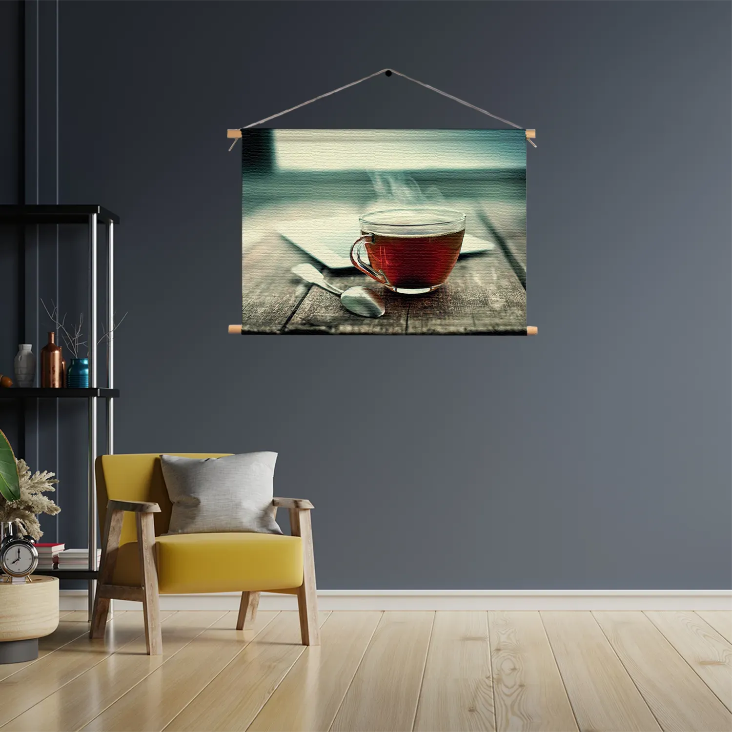 Textielposter Thee Rechthoek Horizontaal Template TP 50 70 Horizontaal Eten En Drinken 33 3