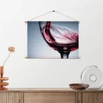 Textielposter Glas Rode wijn 01 Rechthoek Horizontaal Template TP 50 70 Horizontaal Eten En Drinken 36 2