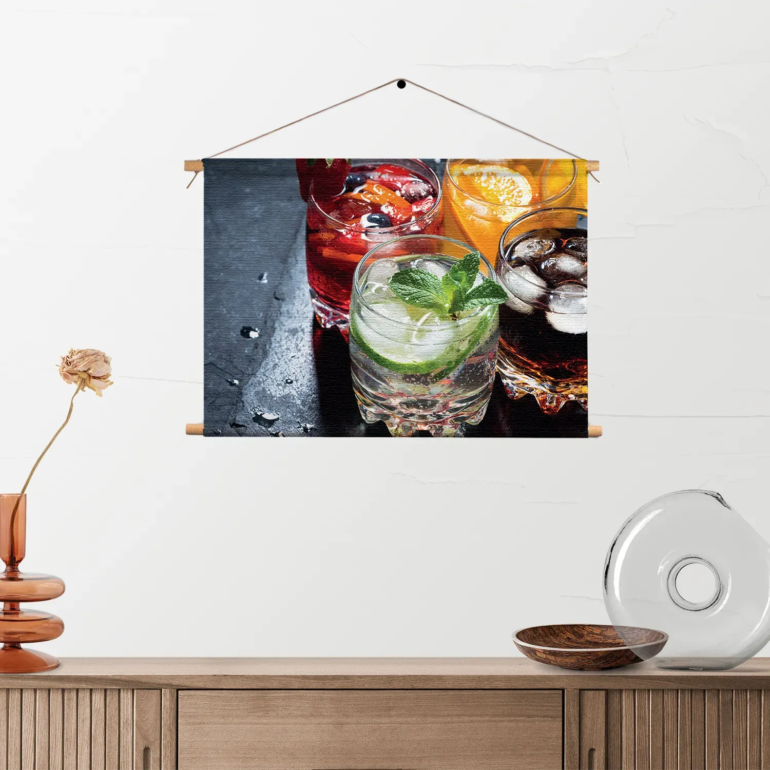 Textielposter Cocktails Rechthoek Horizontaal Template TP 50 70 Horizontaal Eten En Drinken 37 2