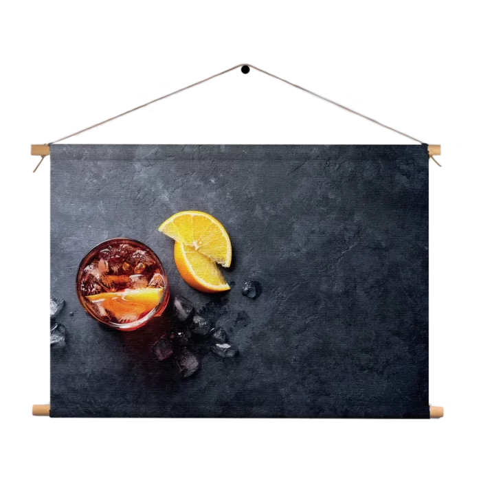 Textielposter Cocktail met Citroen Rechthoek Horizontaal Template TP 50 70 Horizontaal Eten En Drinken 42 1