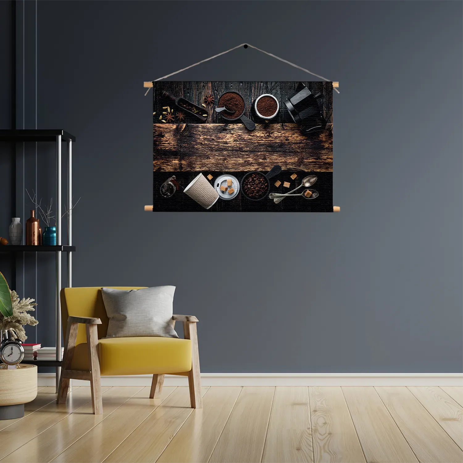 Textielposter Home Made Coffees Set Rechthoek Horizontaal Template TP 50 70 Horizontaal Eten En Drinken 43 3