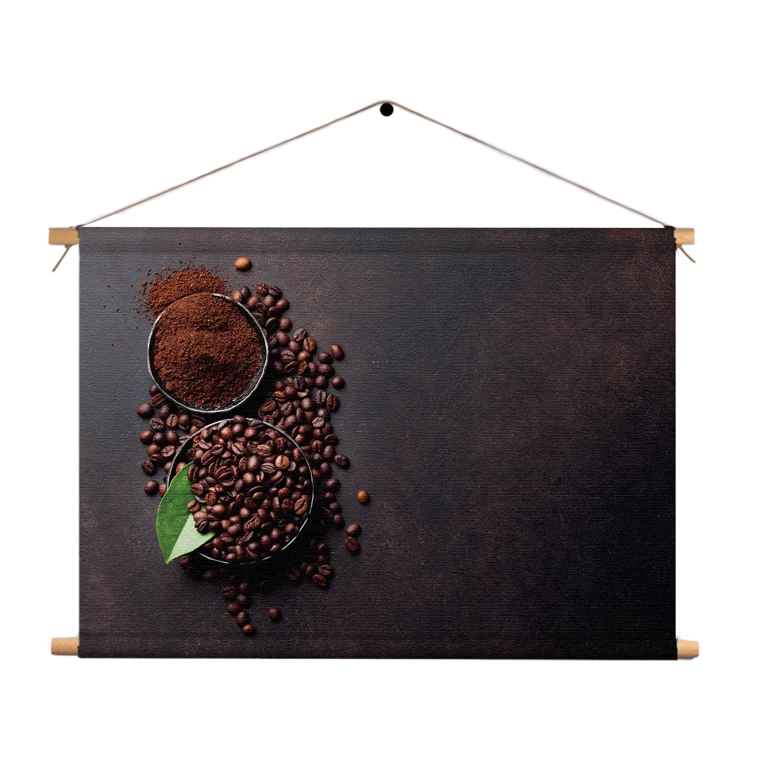 Textielposter Koffiebonen 01 Rechthoek Horizontaal Template TP 50 70 Horizontaal Eten En Drinken 45 1