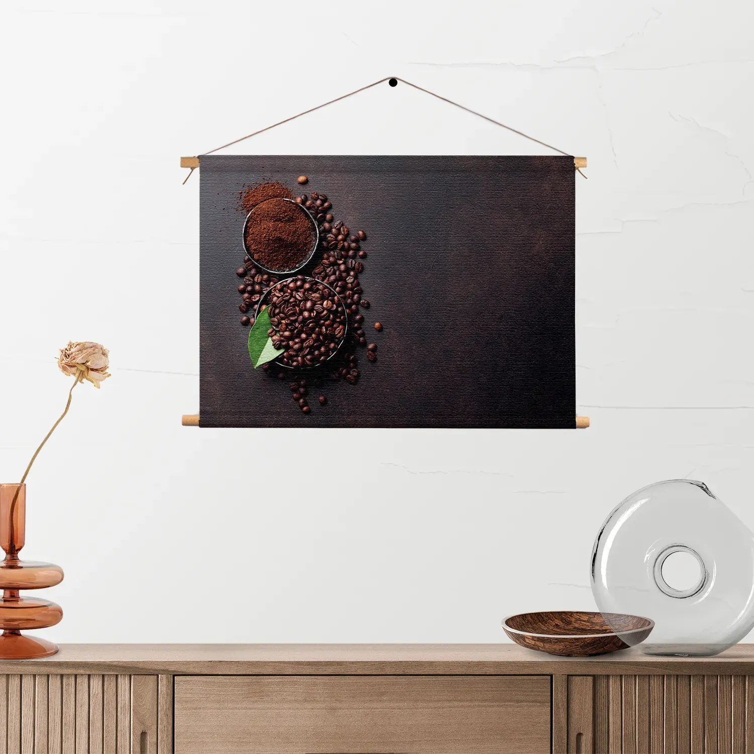 Textielposter Koffiebonen 01 Rechthoek Horizontaal Template TP 50 70 Horizontaal Eten En Drinken 45 2