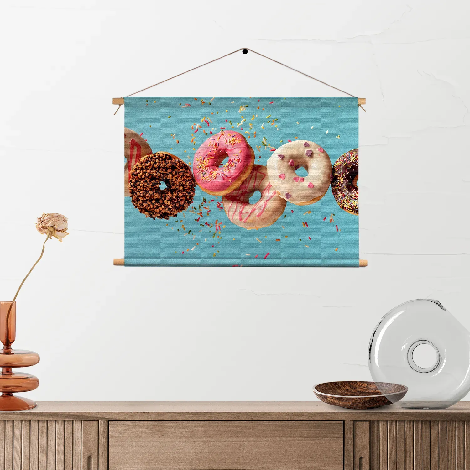 Textielposter Donuts Rechthoek Horizontaal Template TP 50 70 Horizontaal Eten En Drinken 48 2